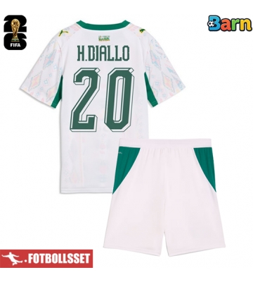Senegal Habib Diallo #20 Hemmatröja Barn VM 2026 Kortärmad (+ Korta byxor)